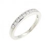 Anillo Tiffany de media circunferencia con engaste en canal