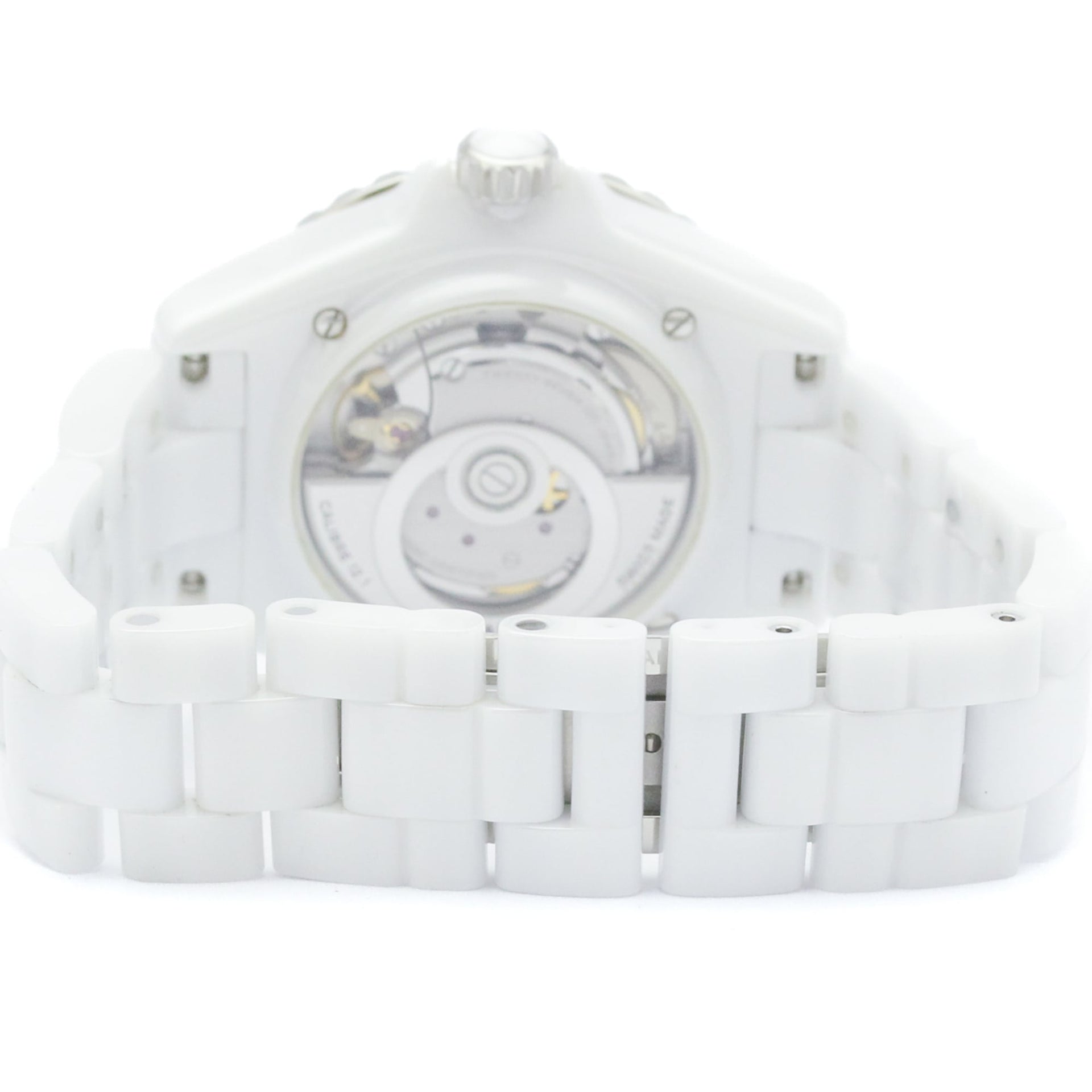 Reloj automático CHANEL J12 Phantom de cerámica para hombre H6186 pulido 5