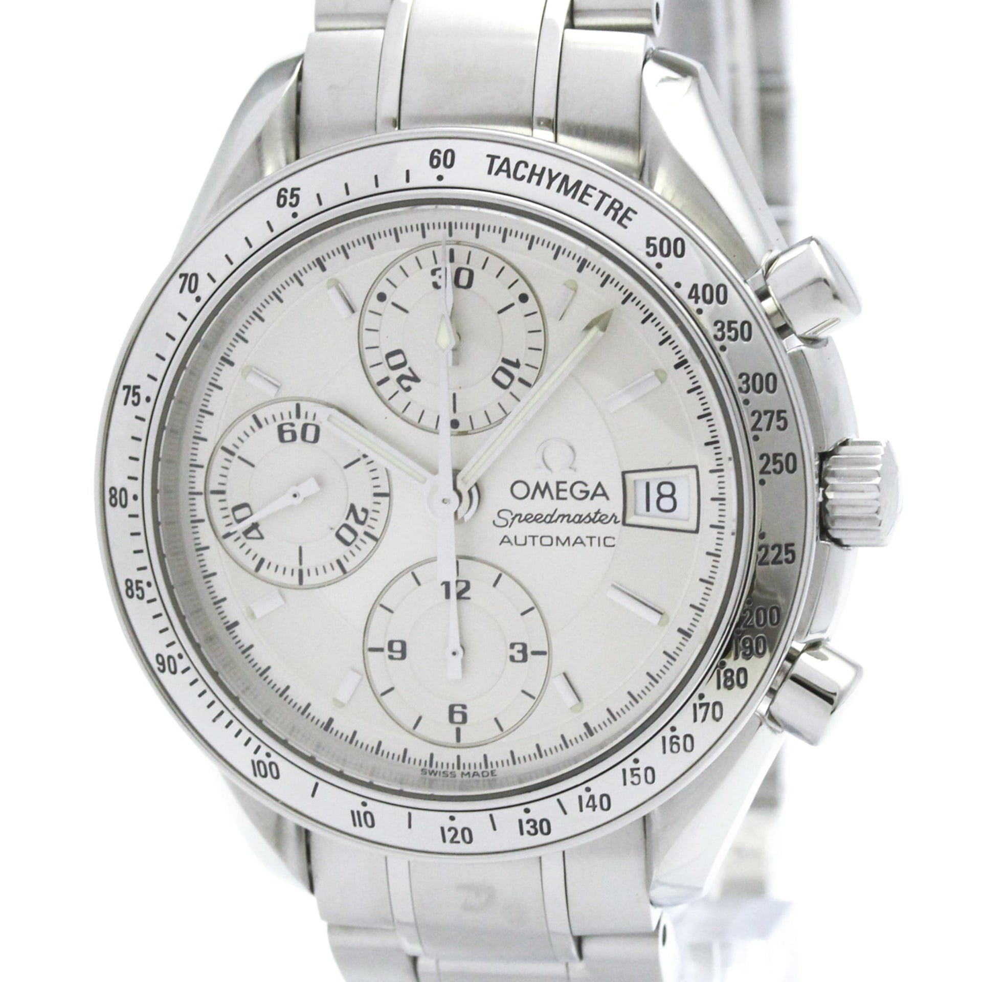 OMEGA Speedmaster Date Steel Automatic Mens Watch 3513.30 Polished 1