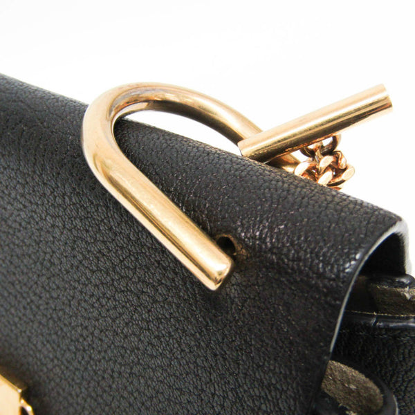 Chloé Drew Women's Leather Shoulder Bag Black 9