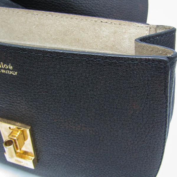 Chloé Drew Women's Leather Shoulder Bag Black 13