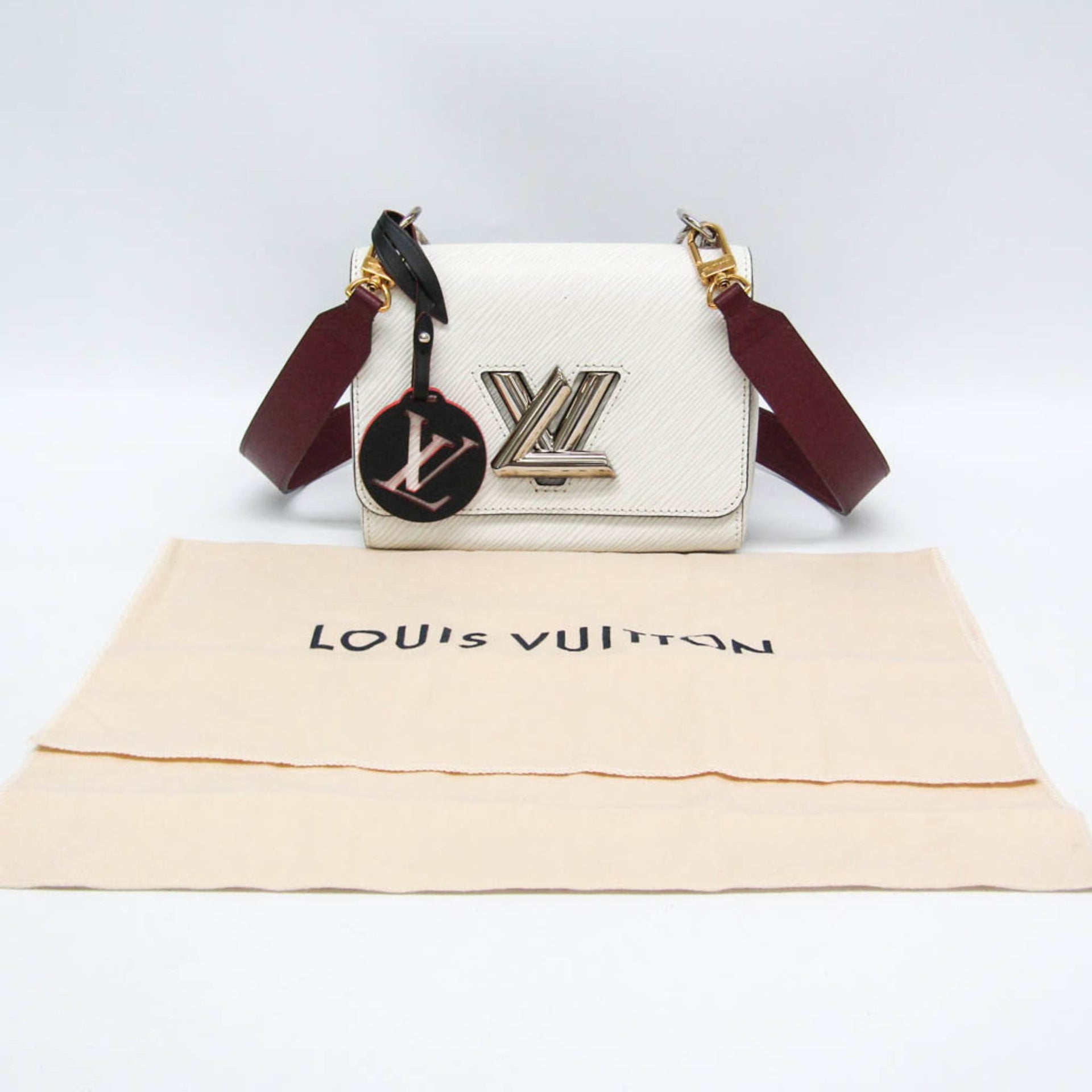 Louis Vuitton Epi Twist PM Women's Handbag White 2