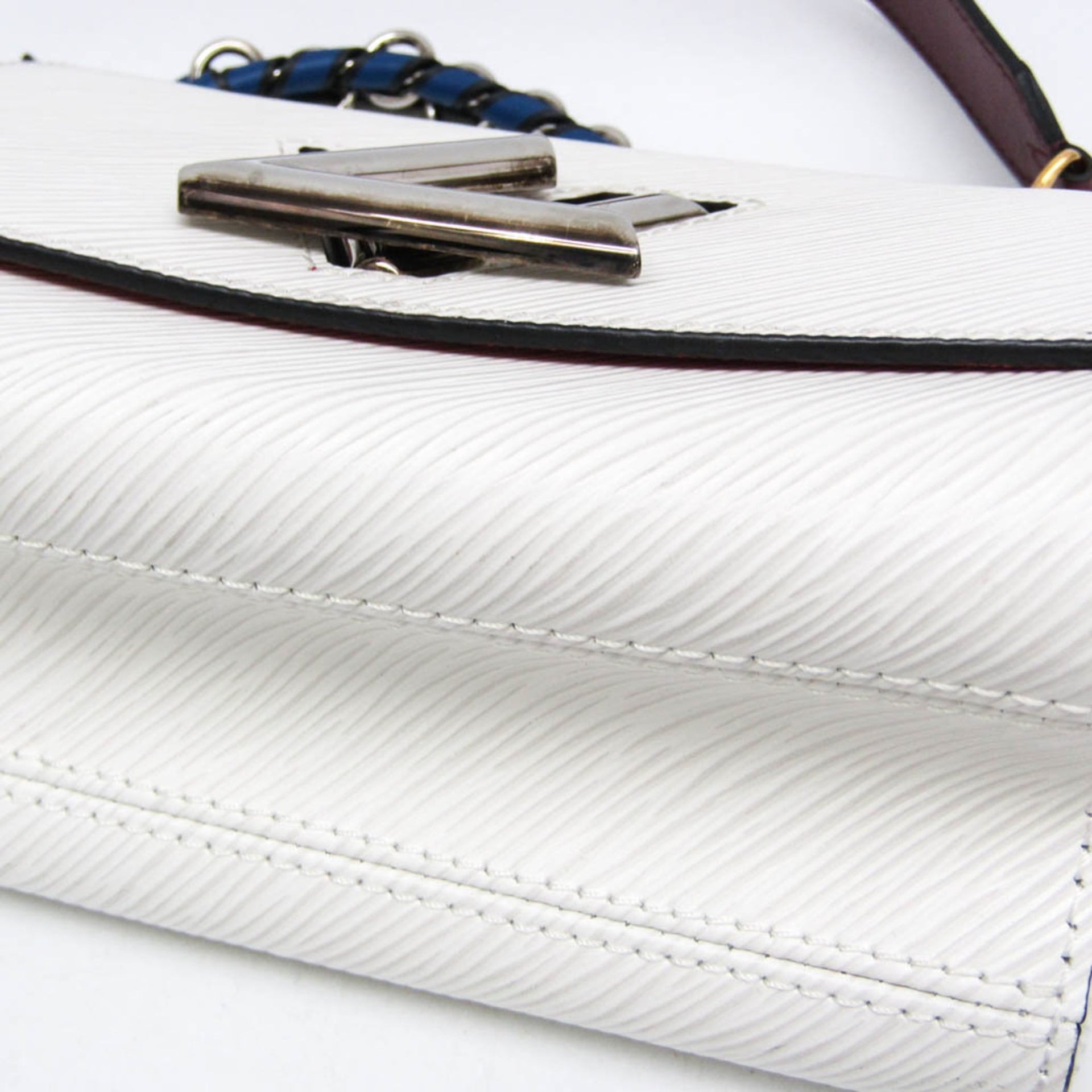 Louis Vuitton Epi Twist PM Women's Handbag White 7