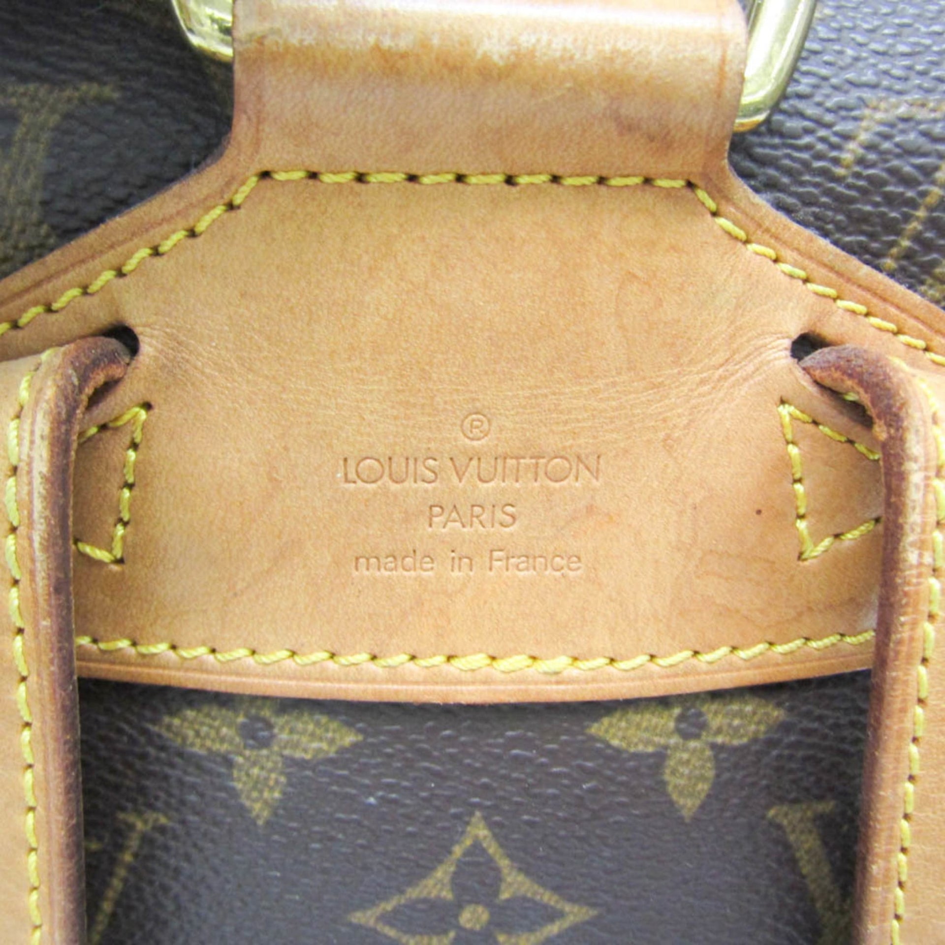 Mochila Louis Vuitton Monogram Montsouris MM M51136 para mujer, marrón 18