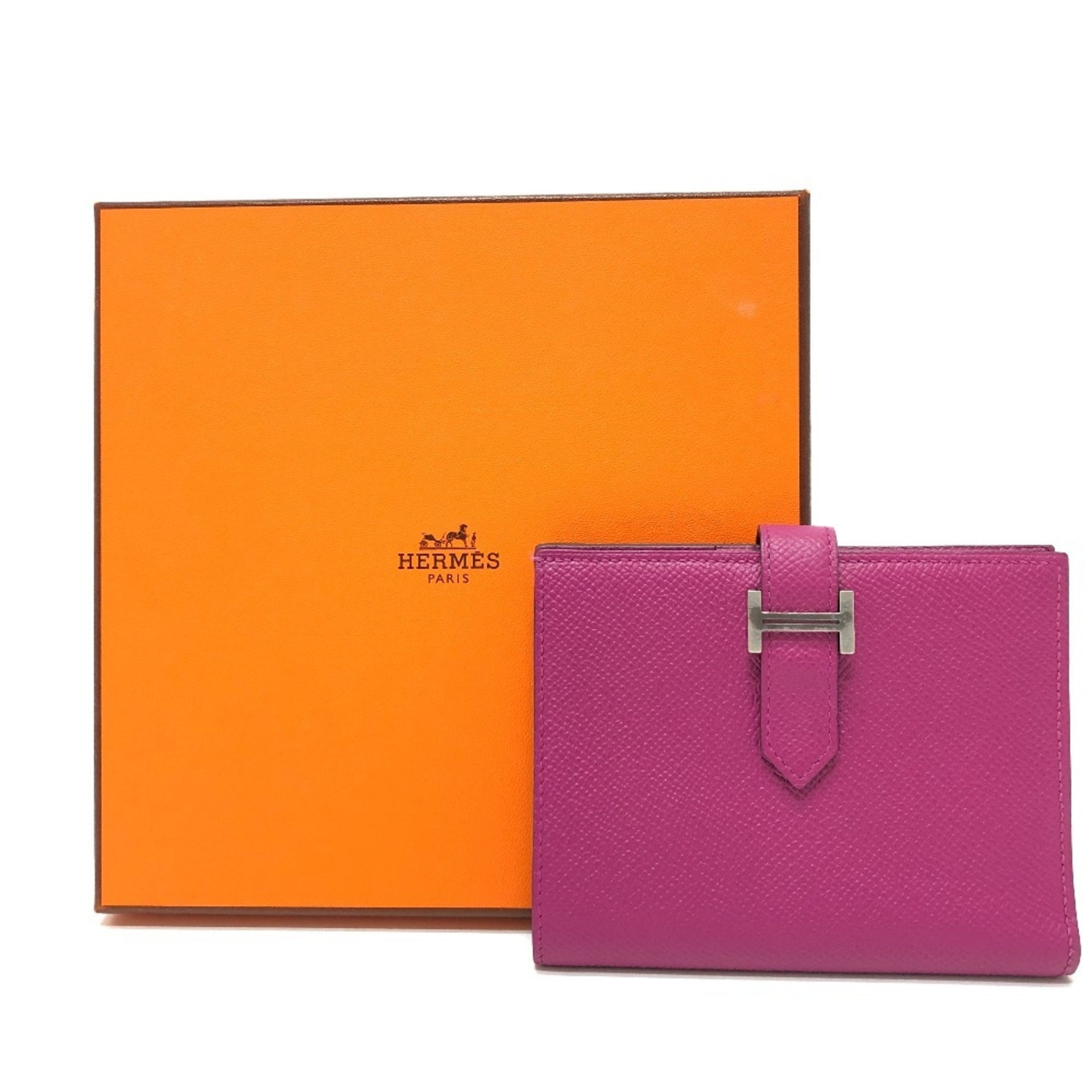 Cartera compacta HERMÈS Bearn con herraje H 13