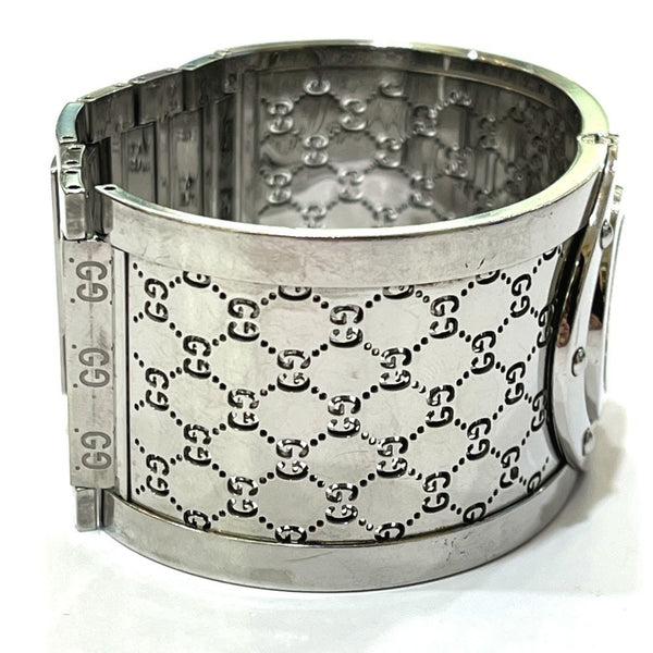 GUCCI YA112501 GG Toile Collection Wide Bangle Watch 6
