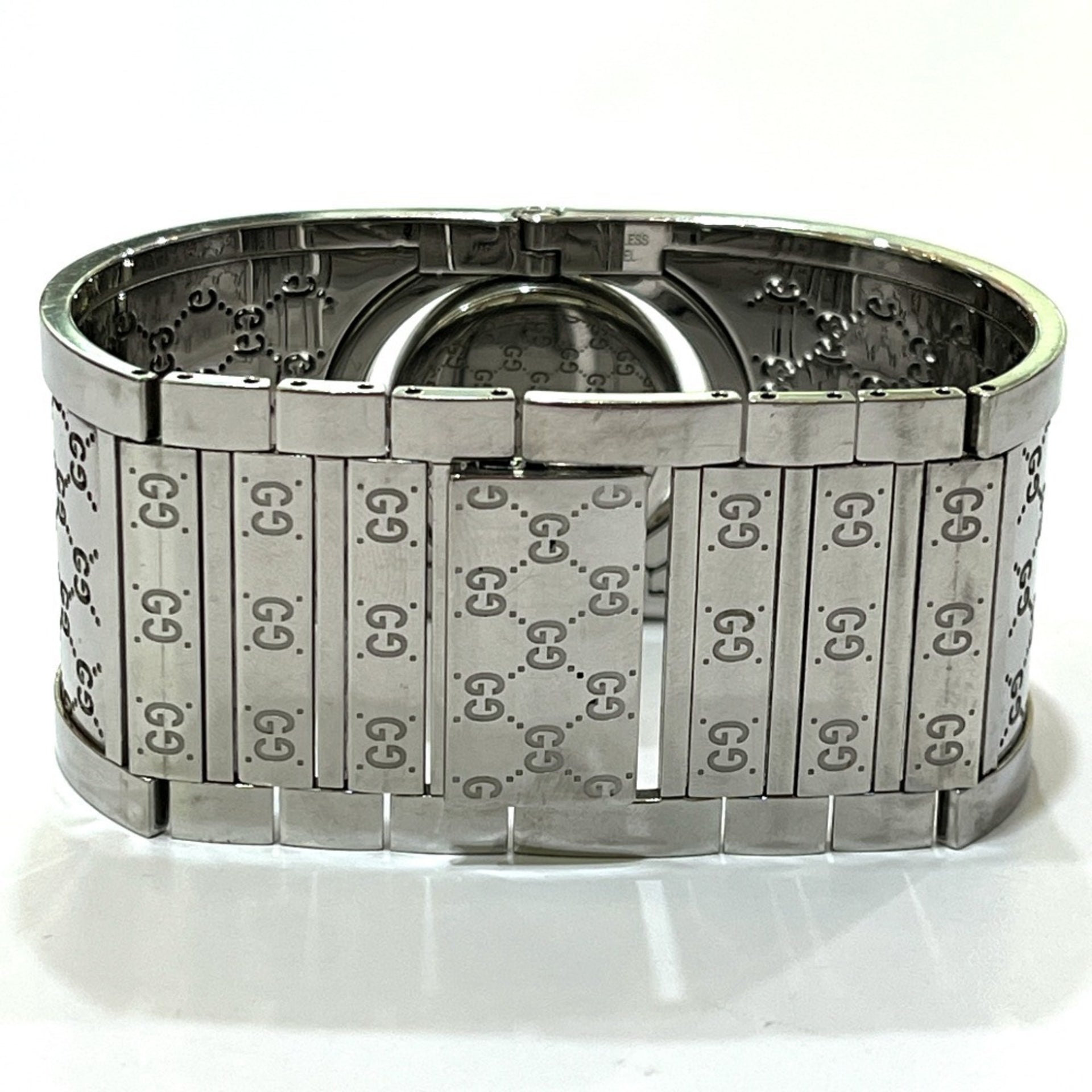 GUCCI YA112501 GG Toile Collection Wide Bangle Watch 7