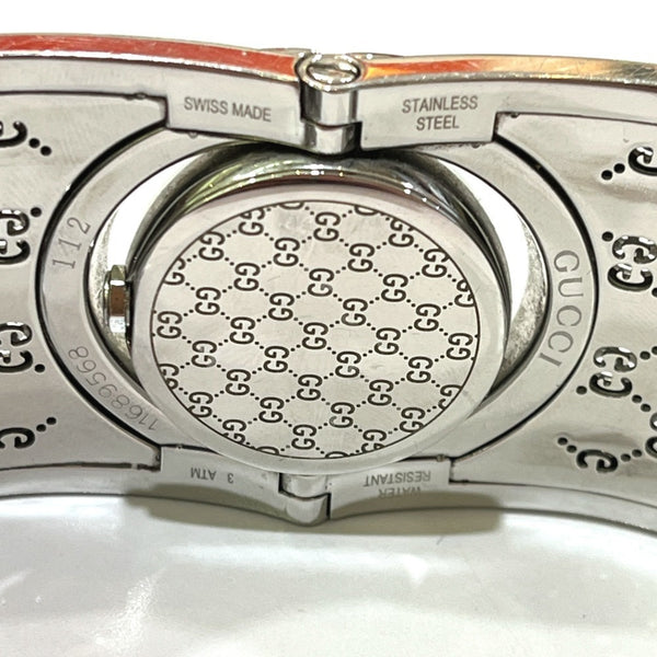 GUCCI YA112501 GG Toile Collection Wide Bangle Watch 11