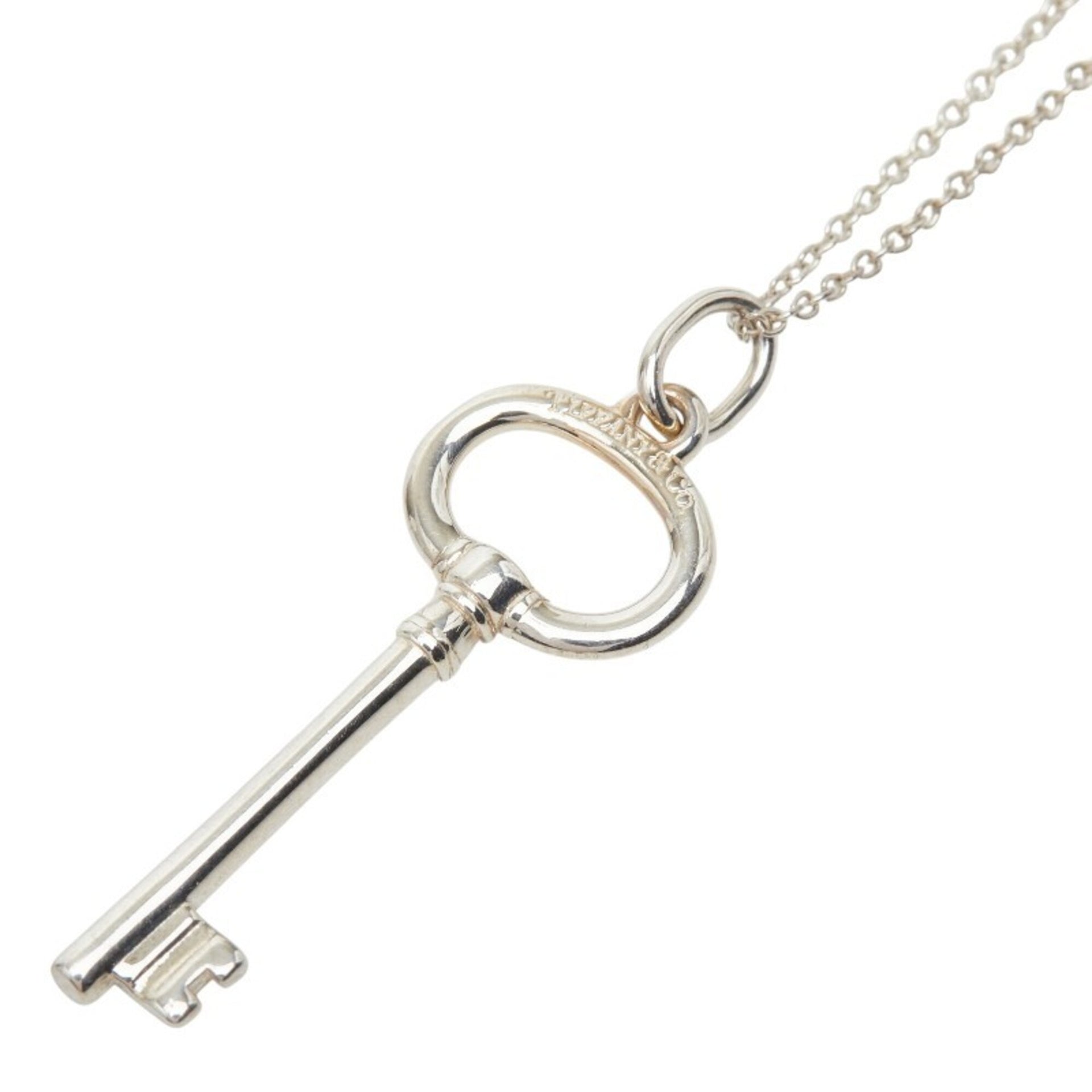Tiffany & Co. Oval Key Chain Pendant Necklace 1