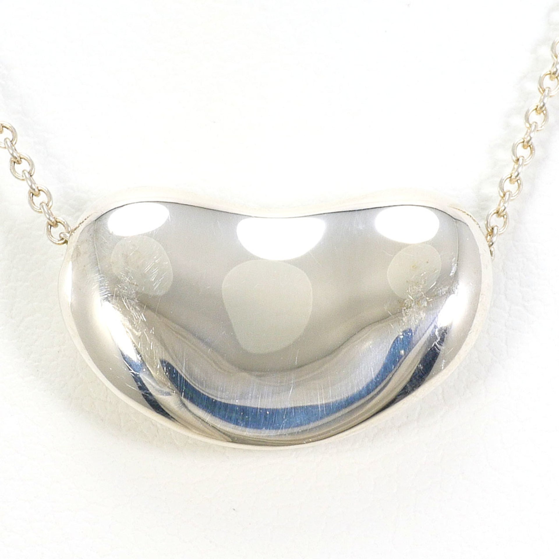Tiffany & Co. Bean Silver Necklace 1
