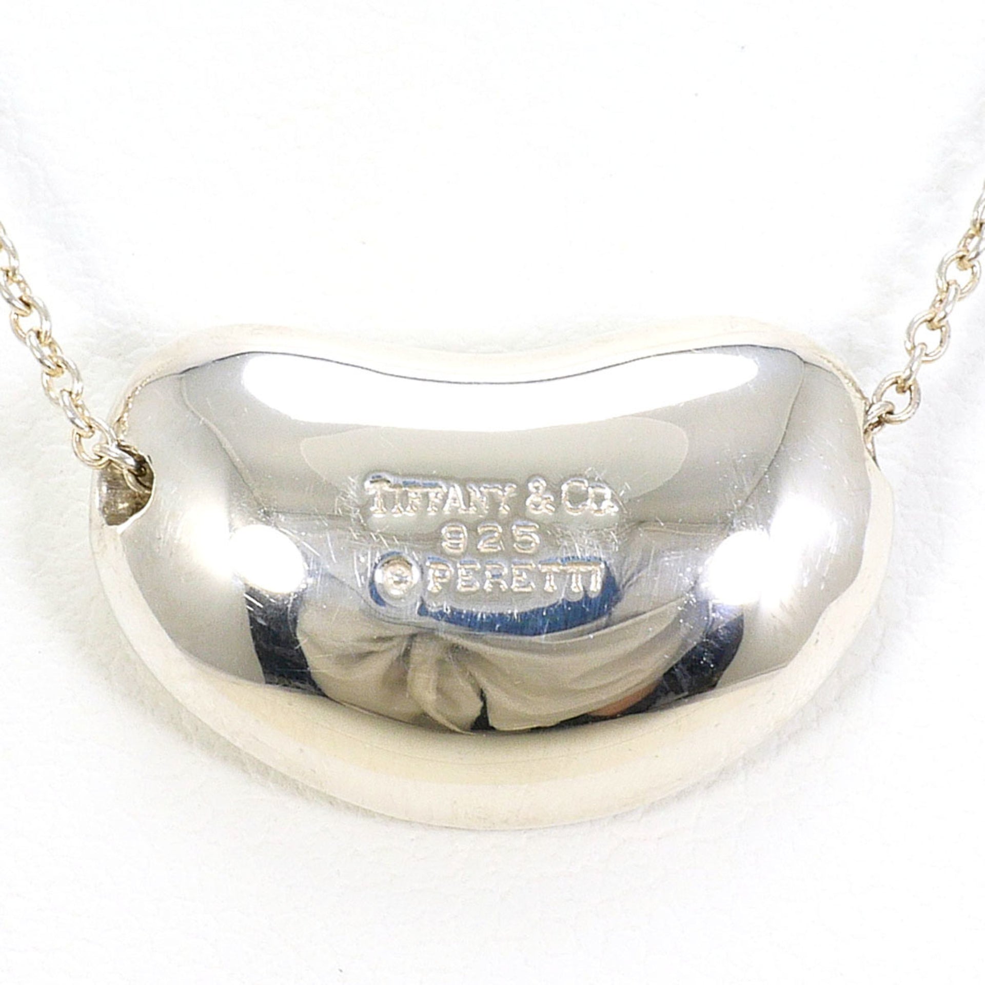 Tiffany & Co. Bean Silver Necklace 3