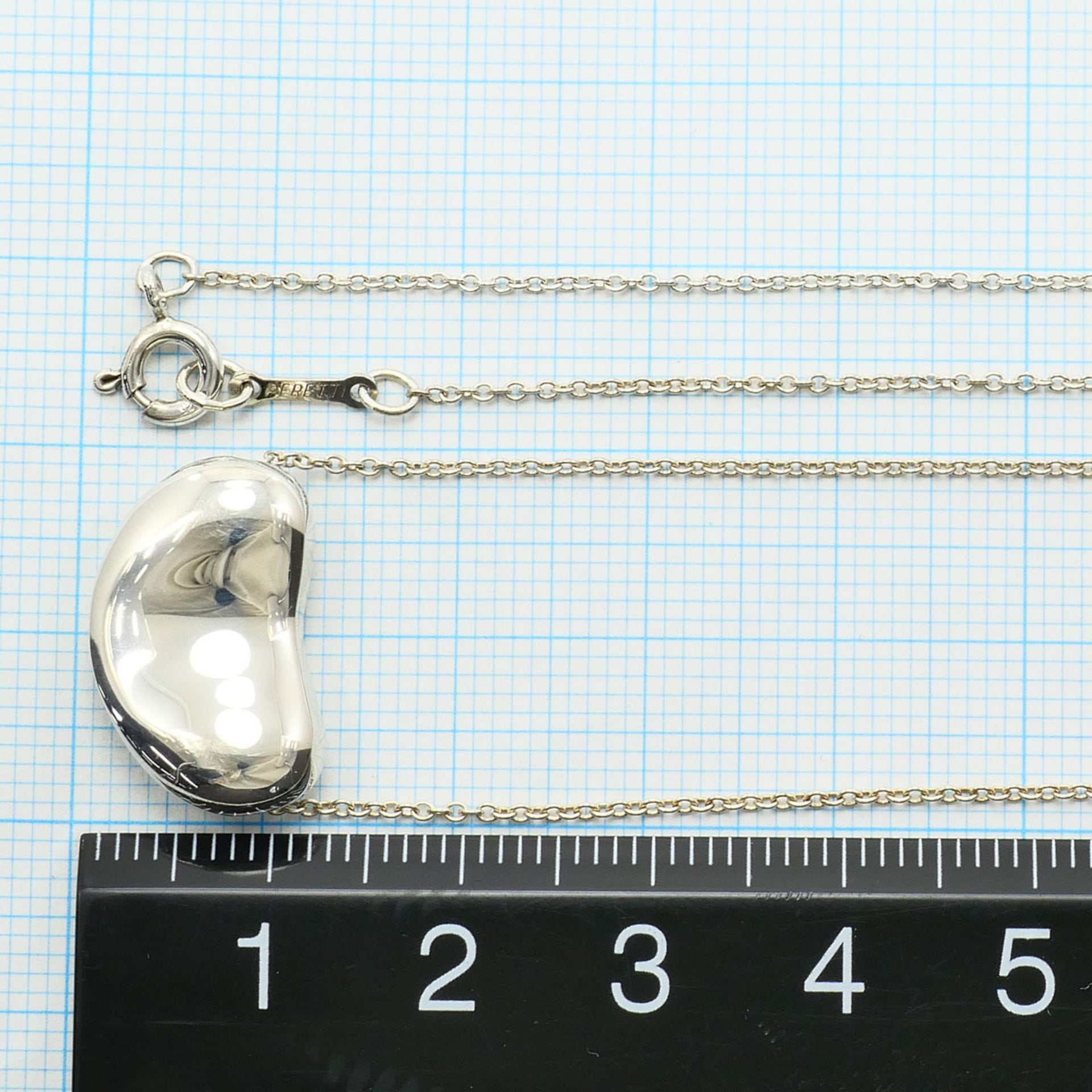 Tiffany & Co. Bean Silver Necklace 5