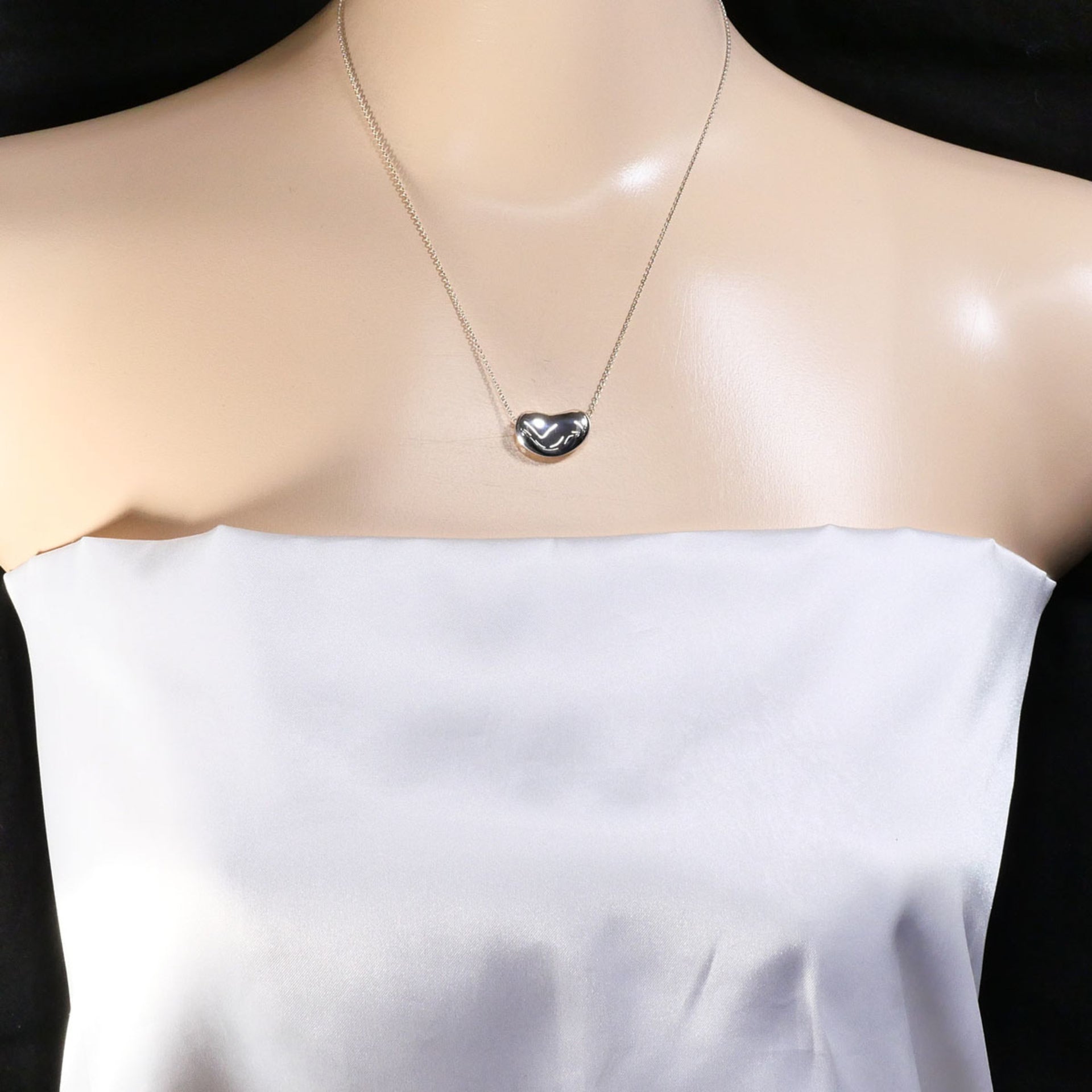 Tiffany & Co. Bean Silver Necklace 6