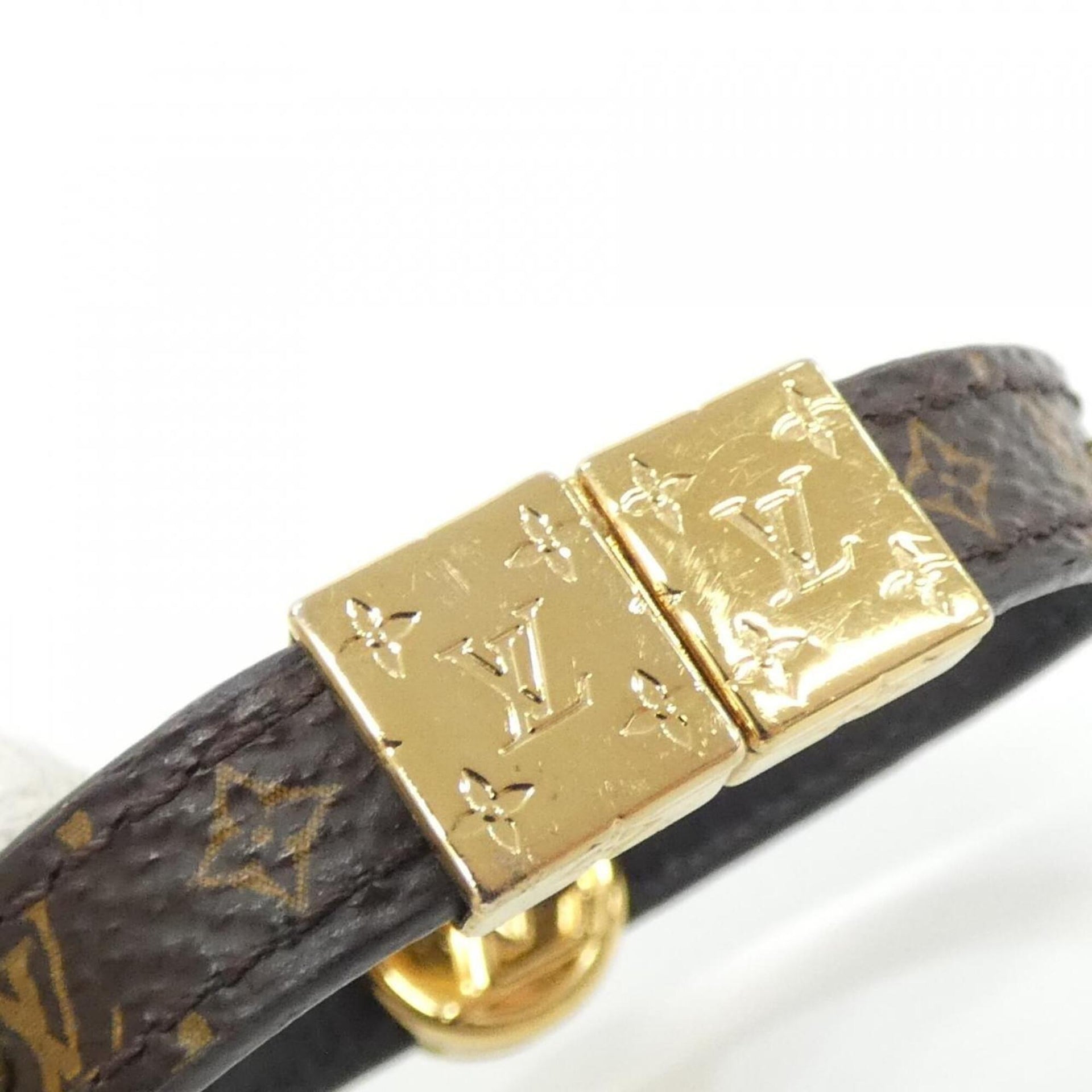 Bracelet Louis Vuitton Monogram LV Circle réversible 17cm M6173F 4