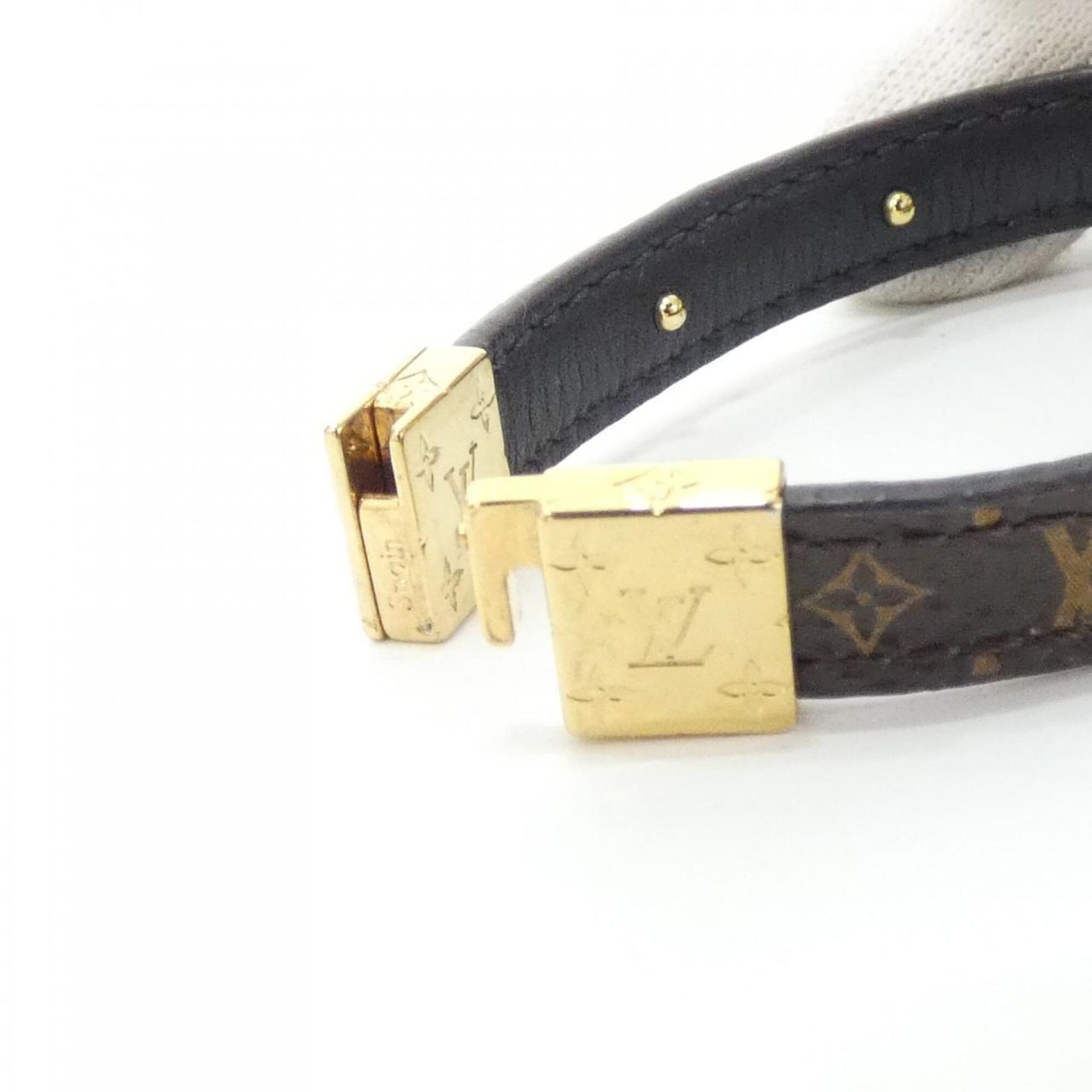 Bracelet Louis Vuitton Monogram LV Circle réversible 17cm M6173F 5