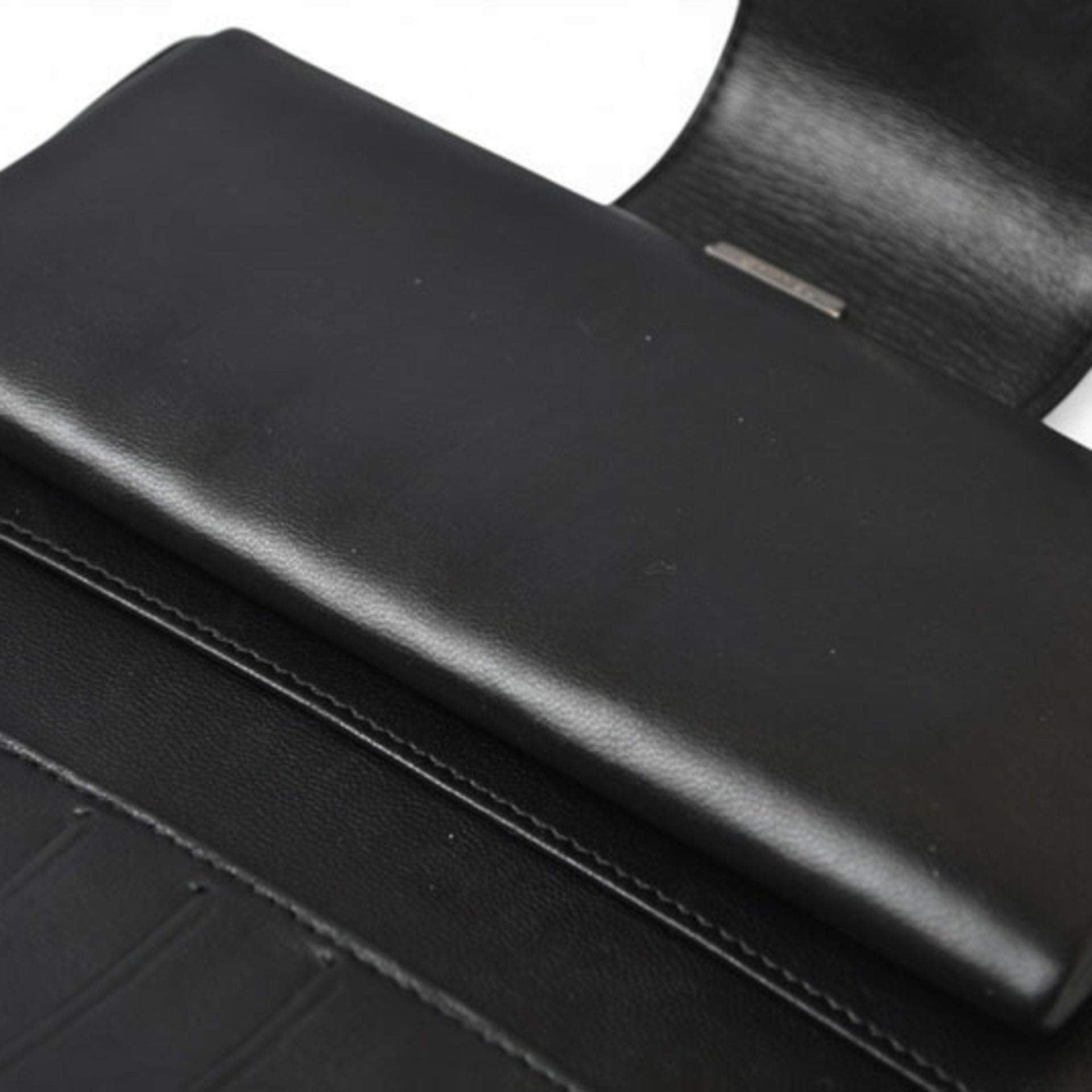 Chanel CHANEL Langbörse aus Lammleder Icon Schwarz 9