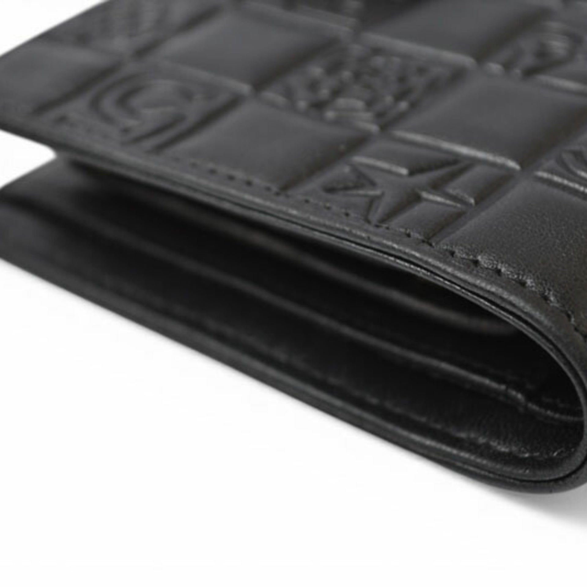 Chanel CHANEL Langbörse aus Lammleder Icon Schwarz 19