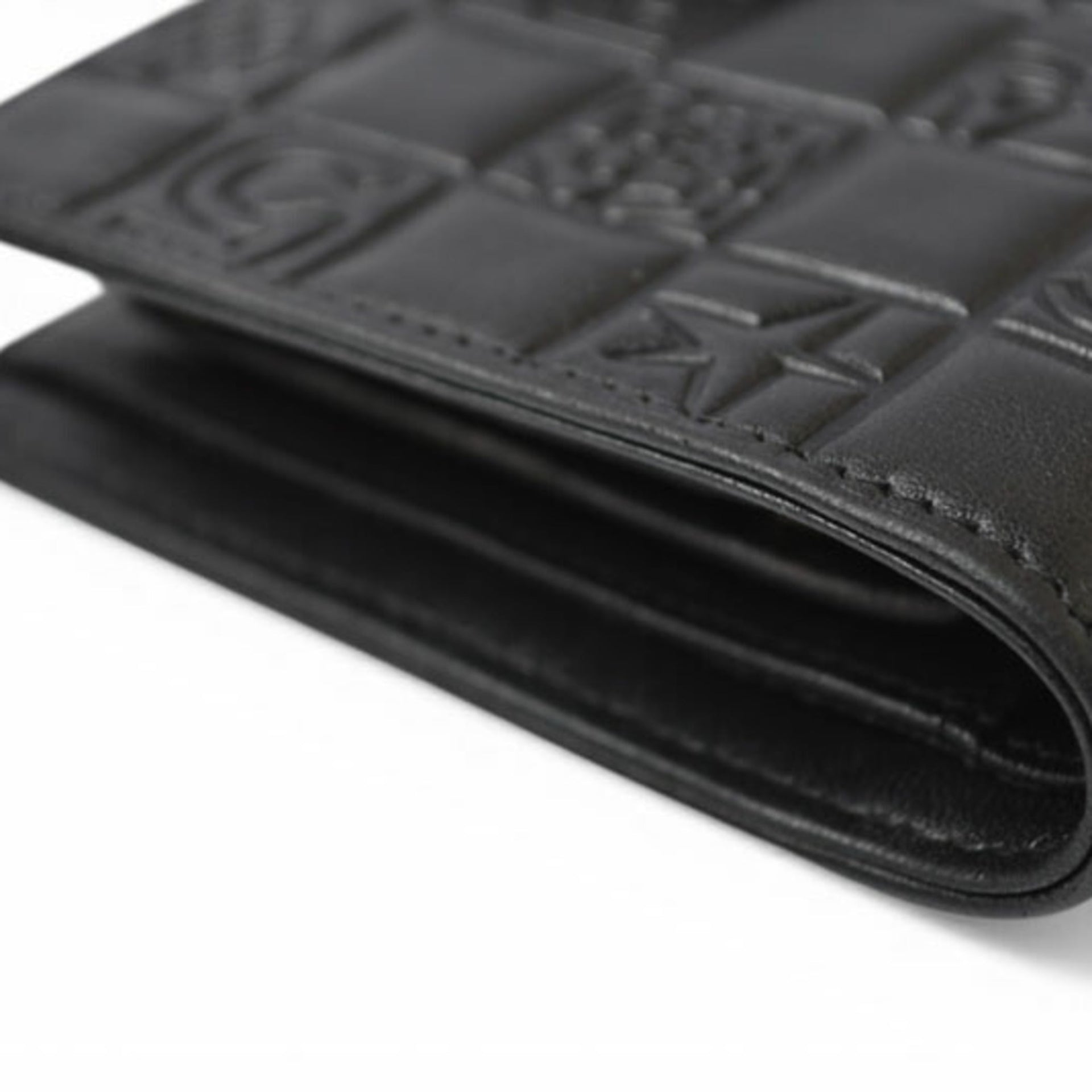 Chanel CHANEL Langbörse aus Lammleder Icon Schwarz 29