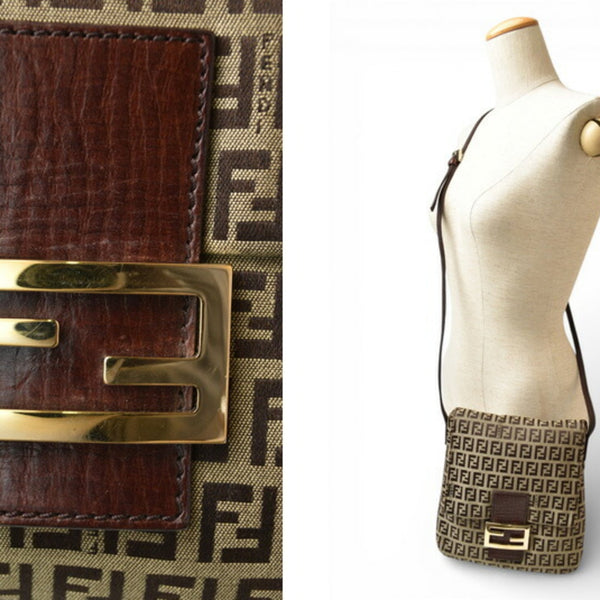 Fendi Zucchino Shoulder Bag 15