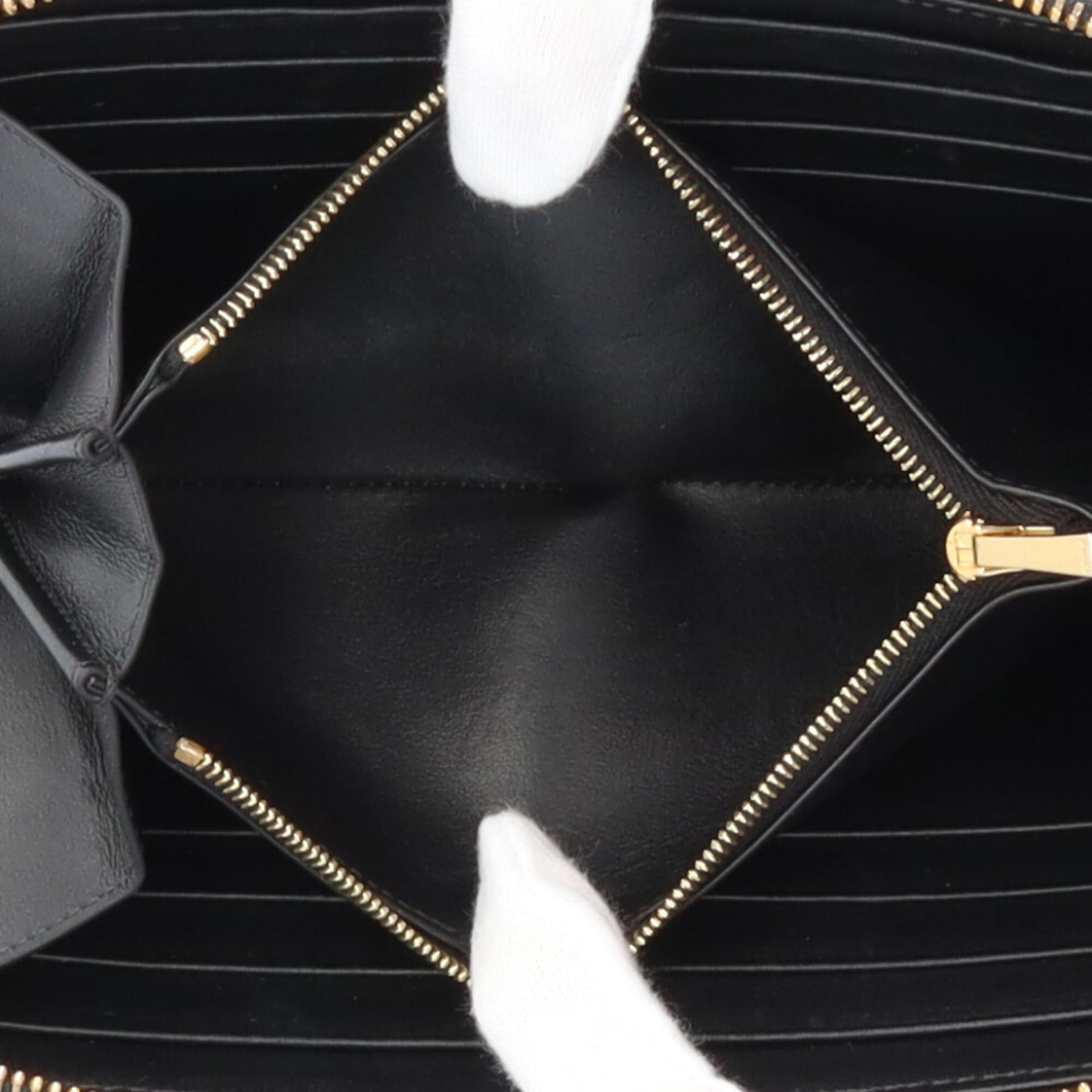 Billetera larga Celine Triomphe con cierre grande, de cuero, para hombre y mujer 16