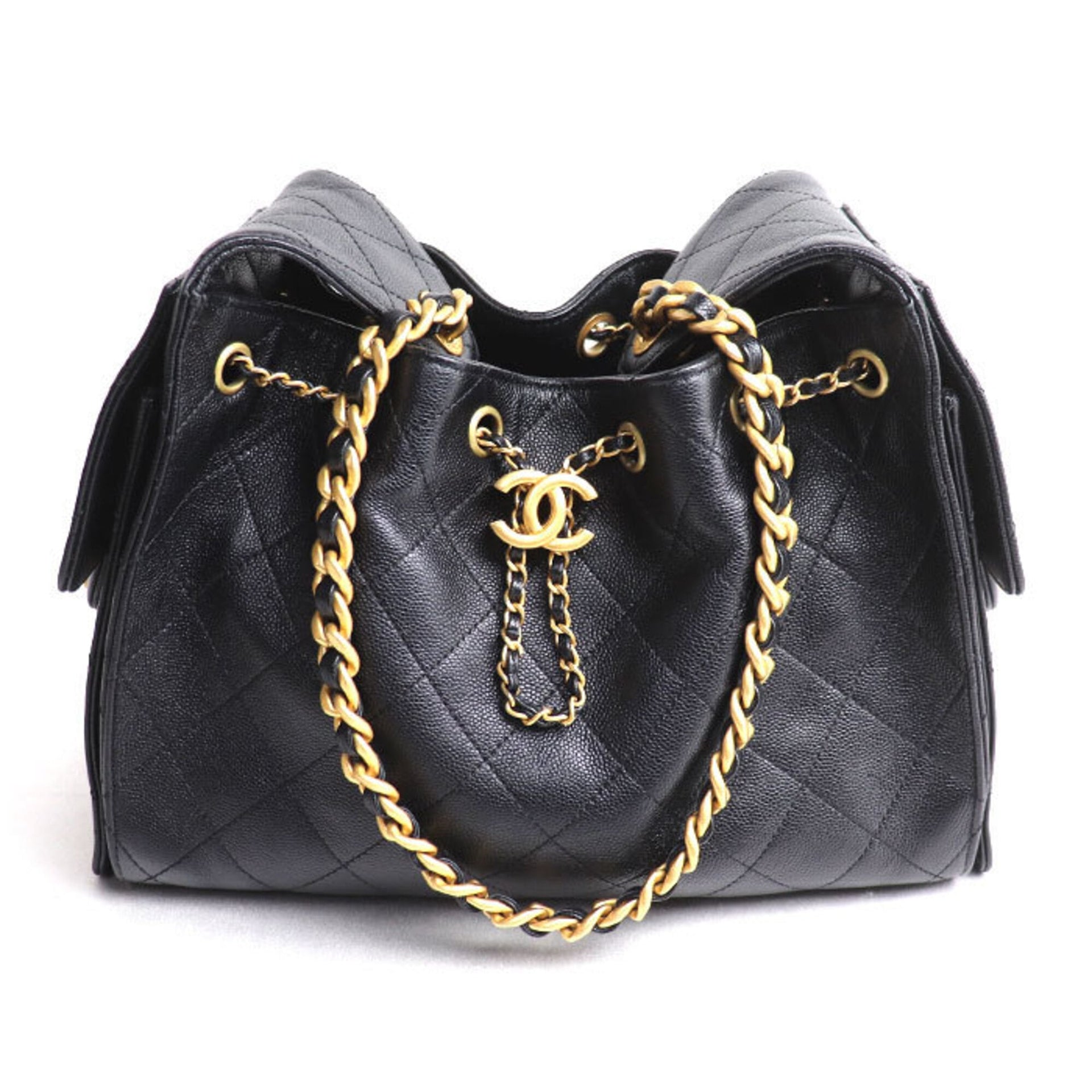 CHANEL 25 Small Caviar Skin Shoulder Bag 8