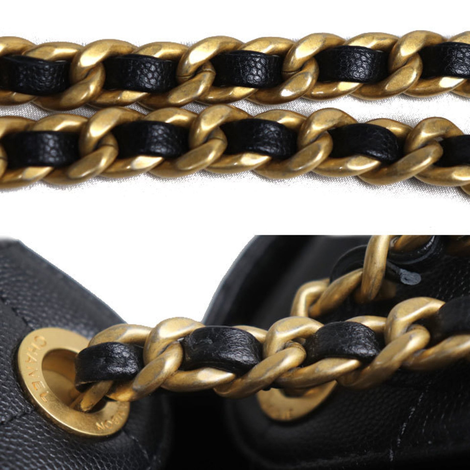 CHANEL 25 Small Caviar Skin Shoulder Bag 14