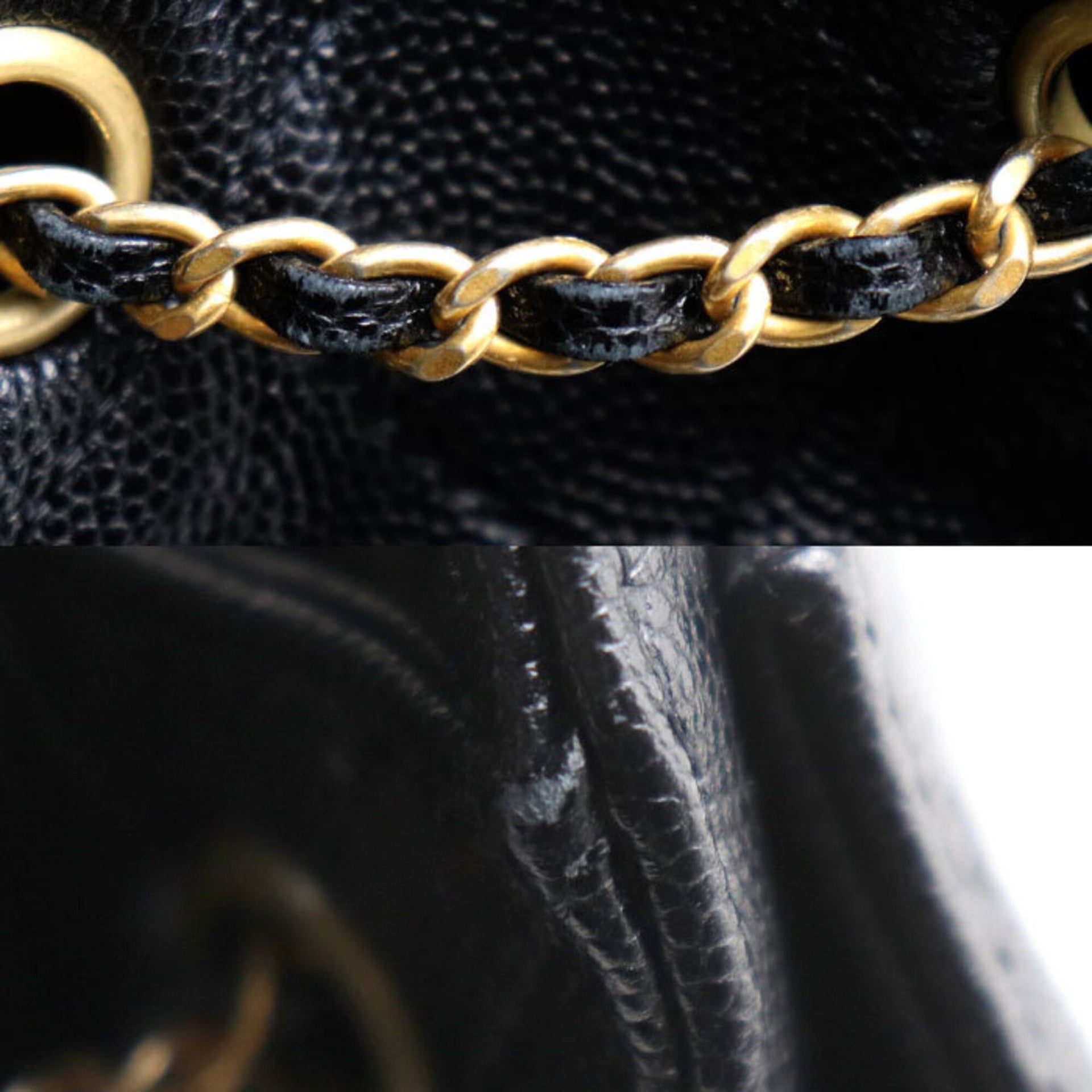 CHANEL 25 Small Caviar Skin Shoulder Bag 15