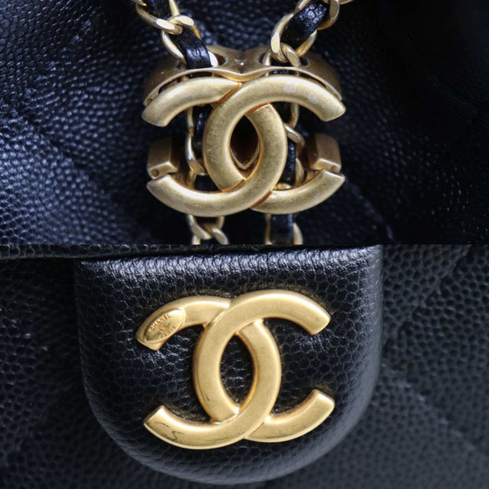 CHANEL 25 Small Caviar Skin Shoulder Bag 17