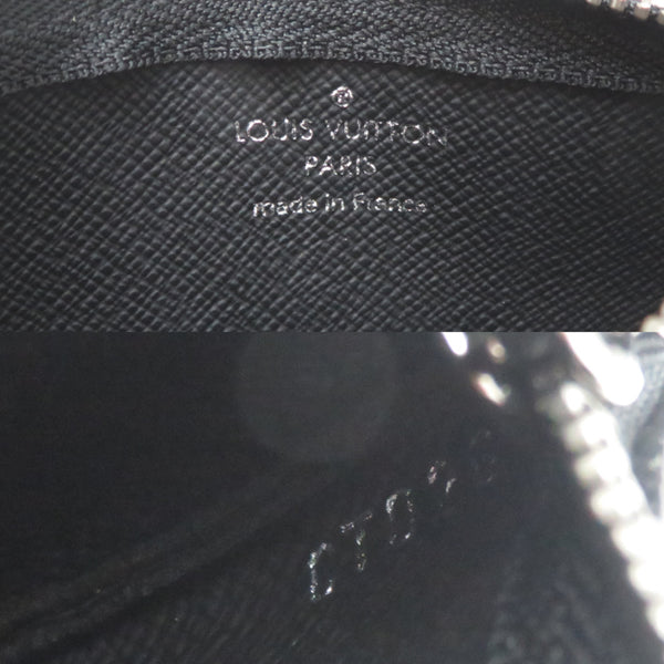 Louis Vuitton Pochette Clé Women's/Men's Wallet/Coin Case M80905 Monogram Eclipse Reverse Gray 12