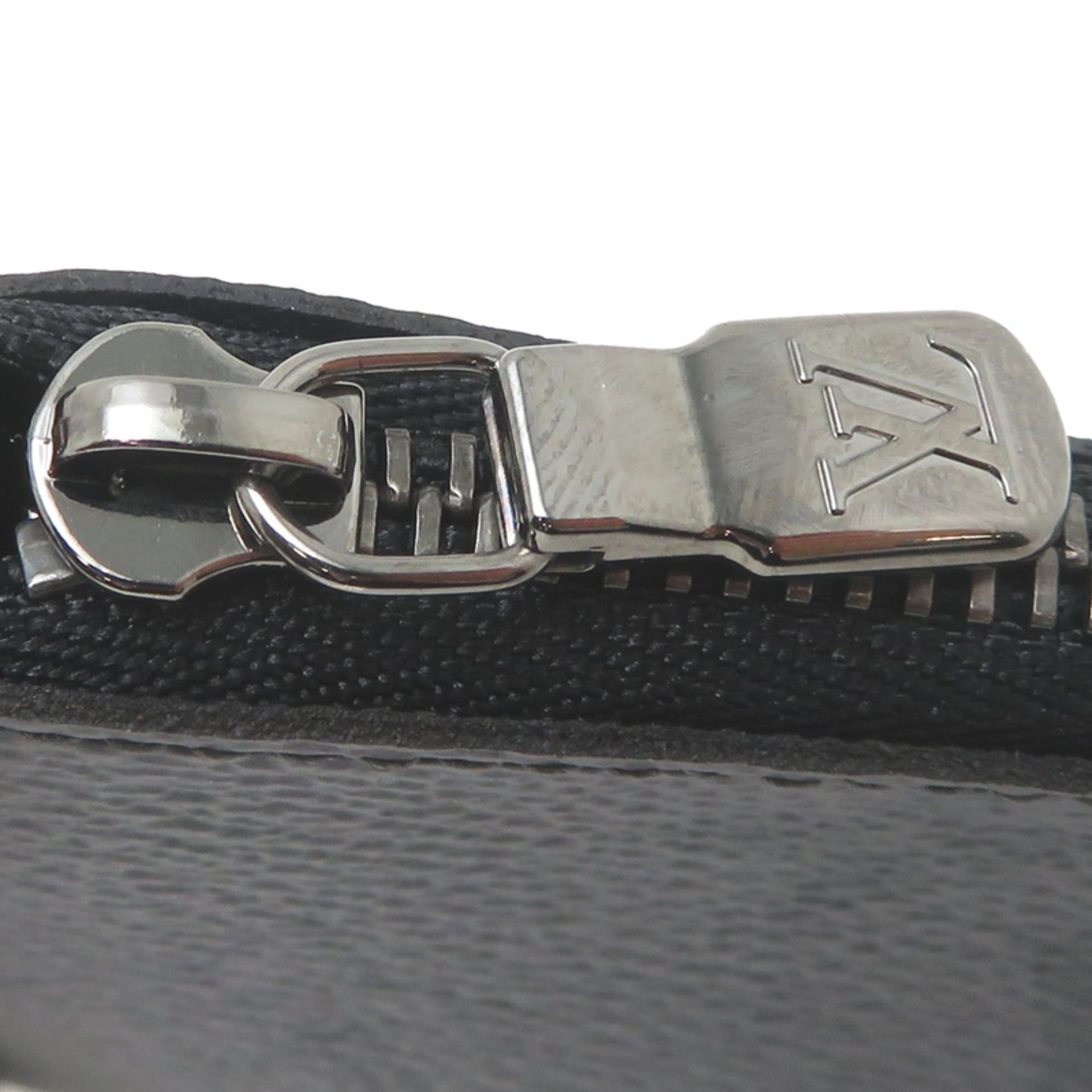 Louis Vuitton Pochette Clé Women's/Men's Wallet/Coin Case M80905 Monogram Eclipse Reverse Gray 18