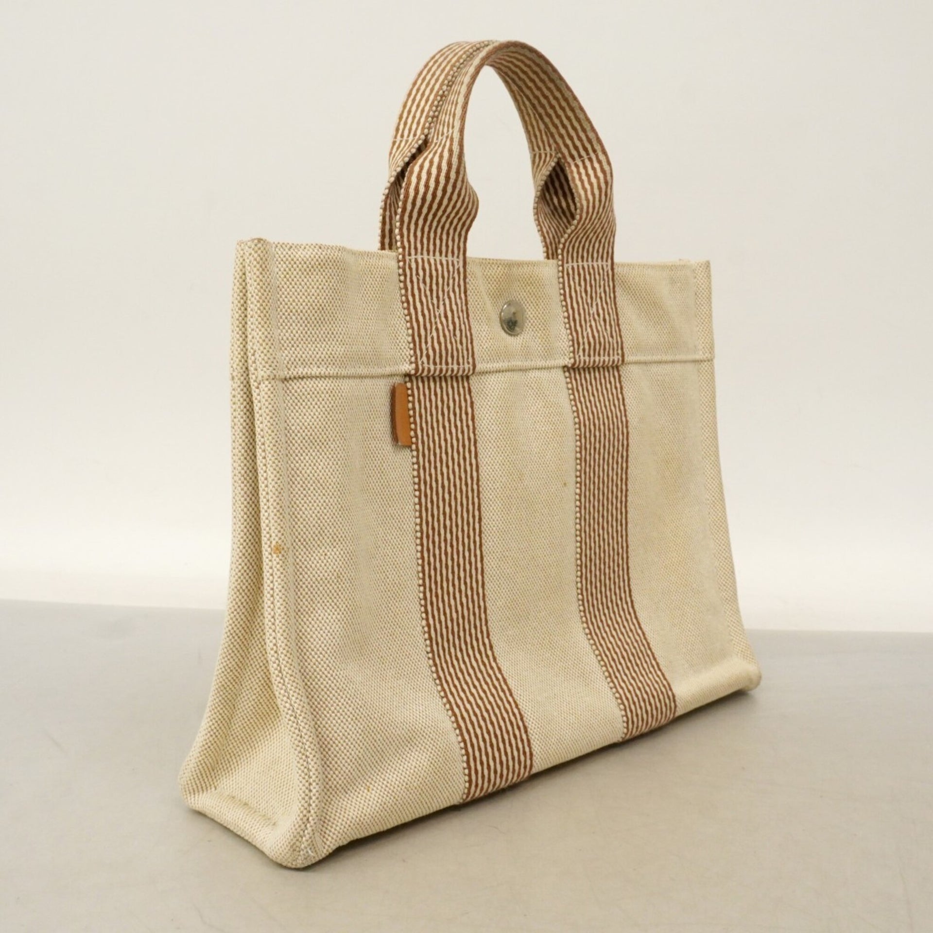 Hermes New Fourre-Tout Canvas Handbag 2
