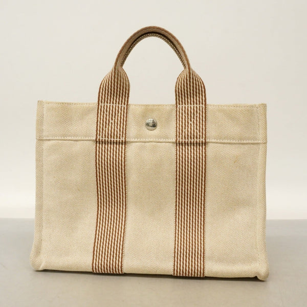 Hermes New Fourre-Tout Canvas Handbag 33