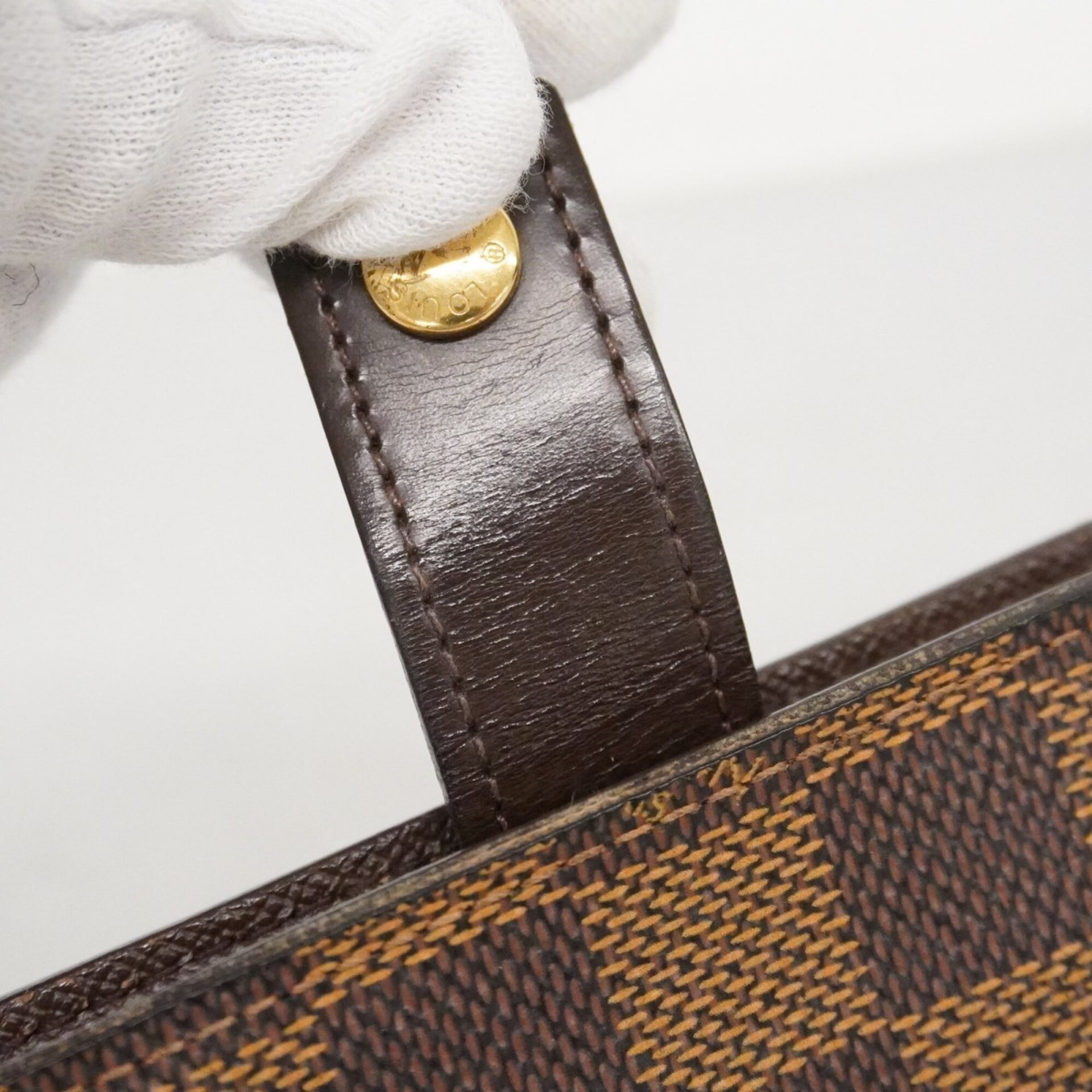 Cartera compacta con cremallera Louis Vuitton Damier N61668 Ebene para mujer 9