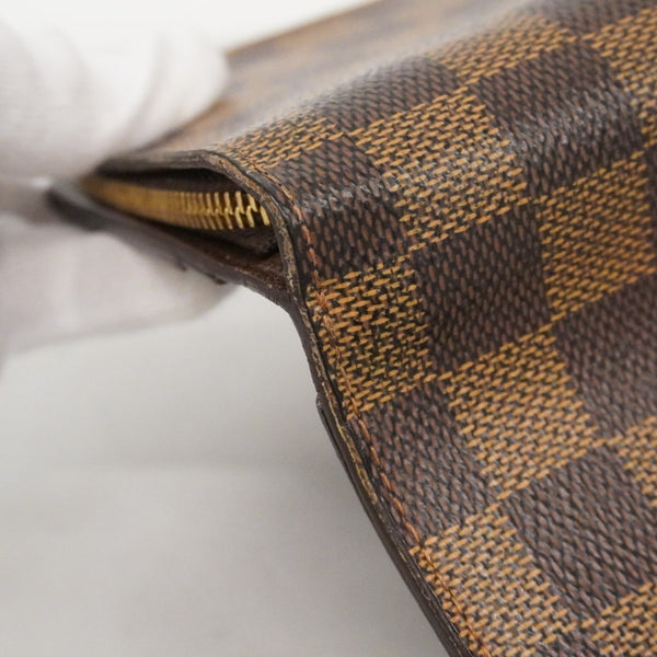 Cartera compacta con cremallera Louis Vuitton Damier N61668 Ebene para mujer 19