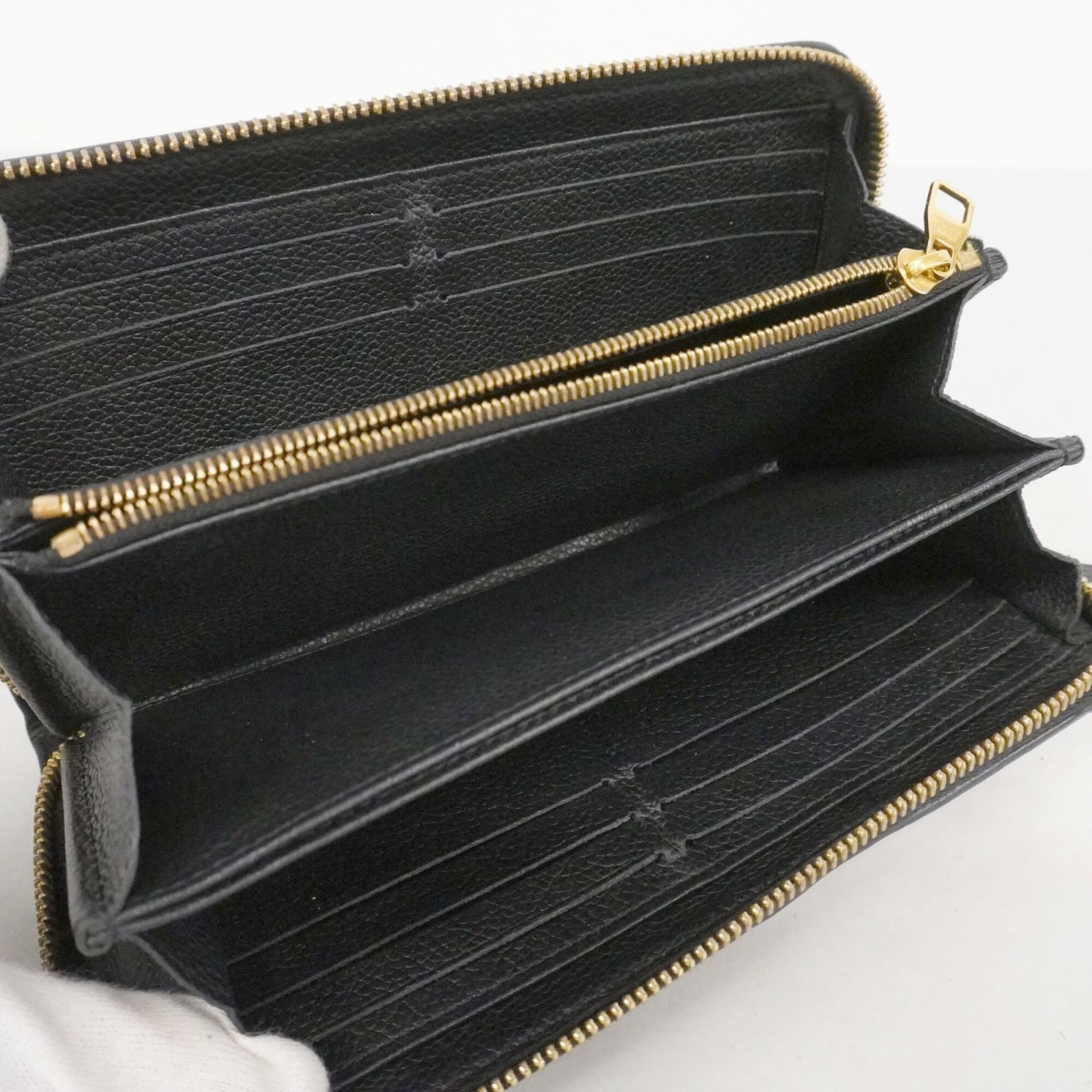 Louis Vuitton Monogram Empreinte Zippy Wallet M61864 Noir (Women's) 3