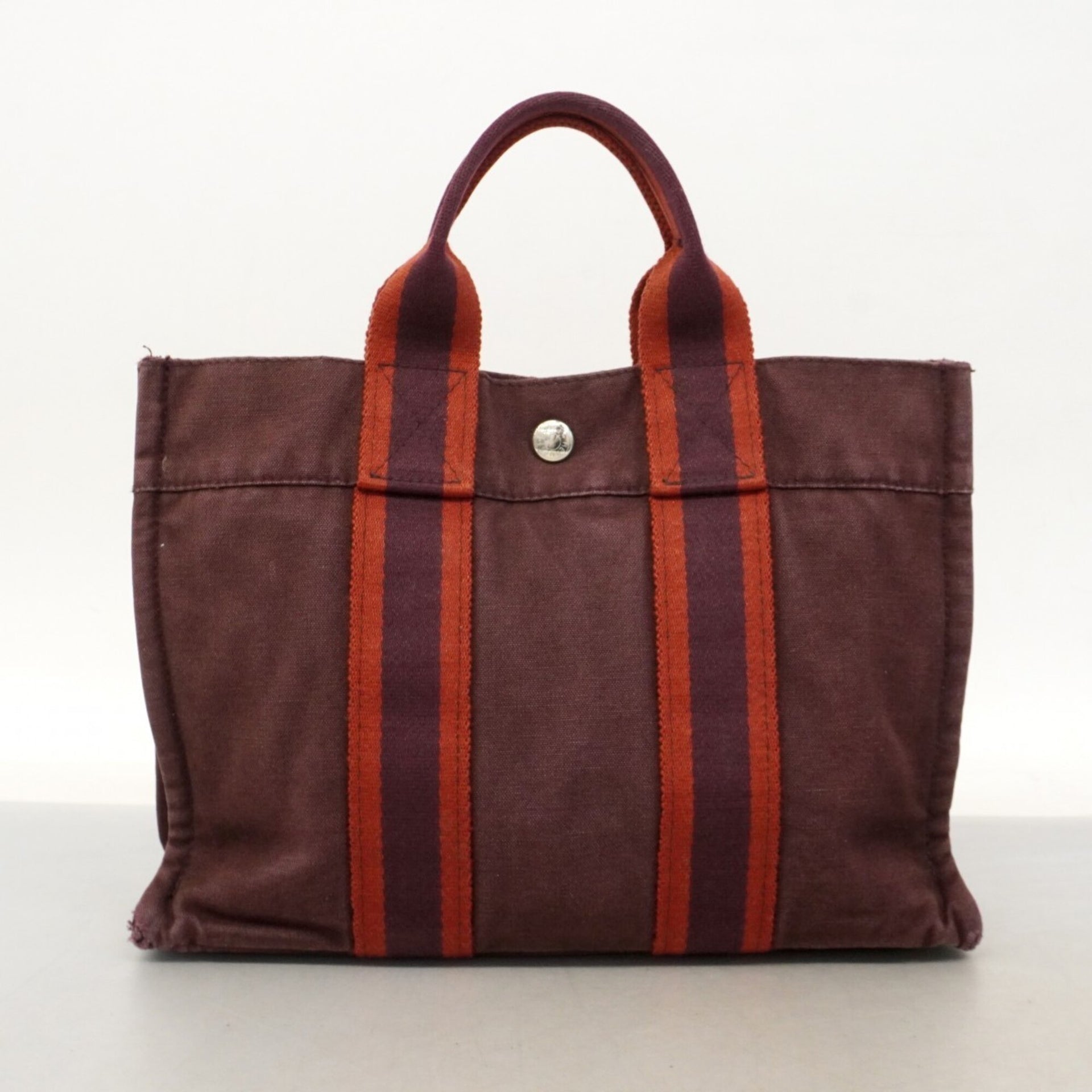 Hermes Fourre-Tout PM Canvas Tote Bag 12