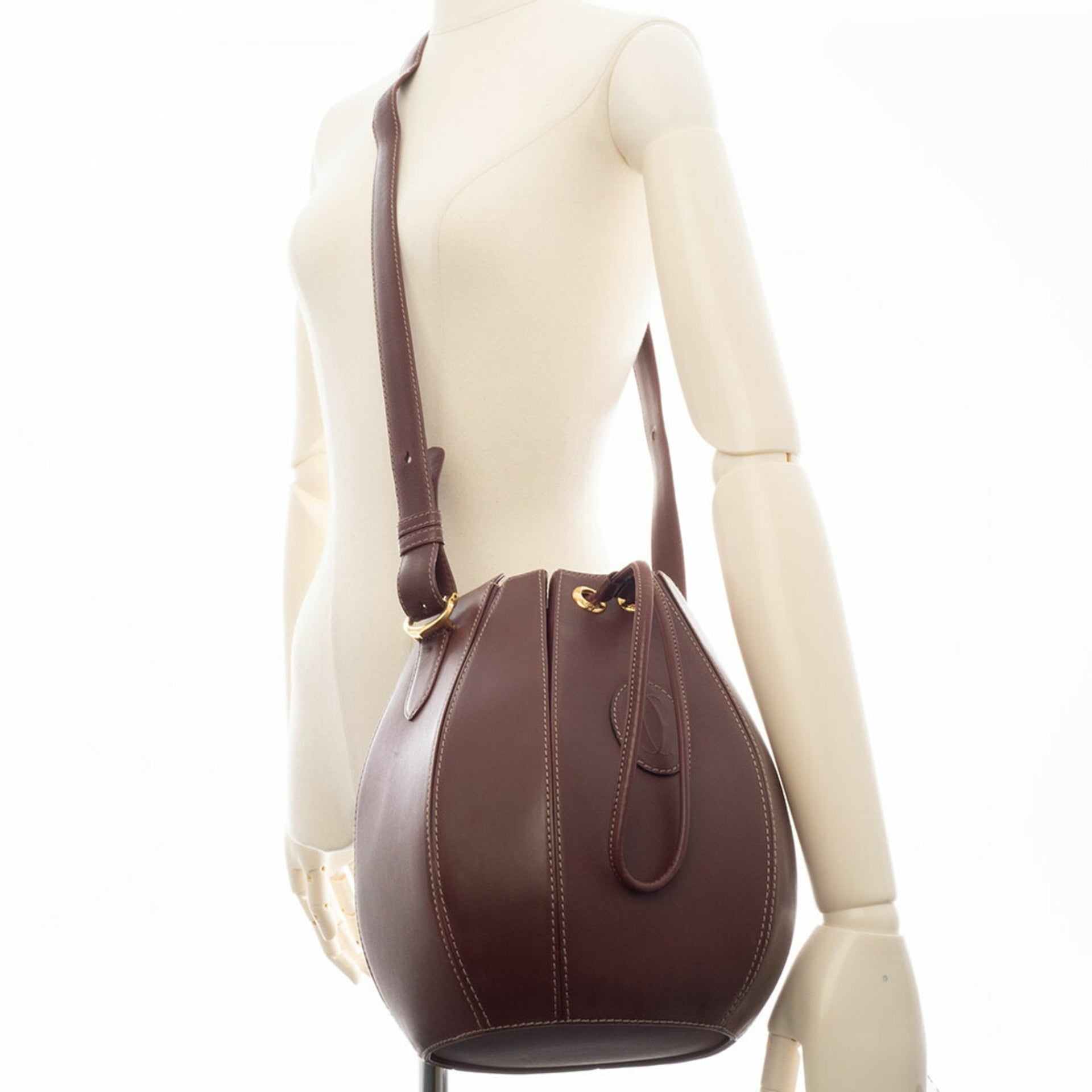 Bolso de hombro de piel Cartier Must Line 10