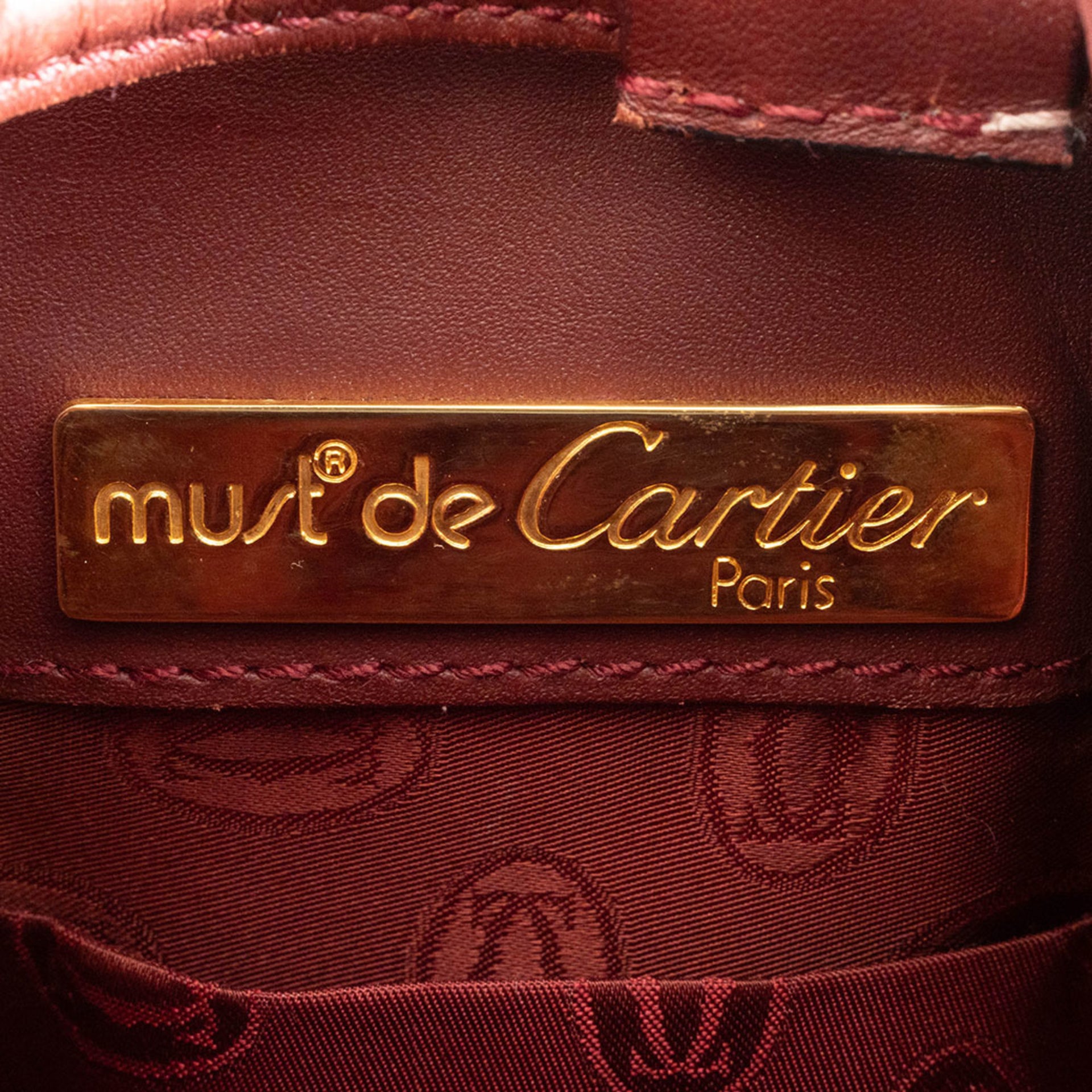 Bolso de hombro de piel Cartier Must Line 11